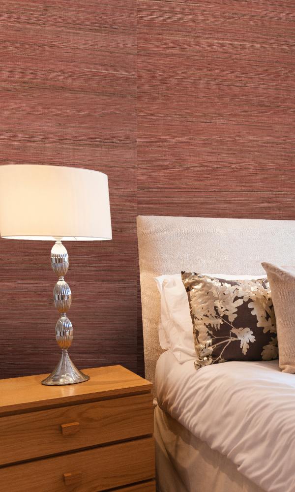 Brown Majestic Grasscloth Wallpaper R1978