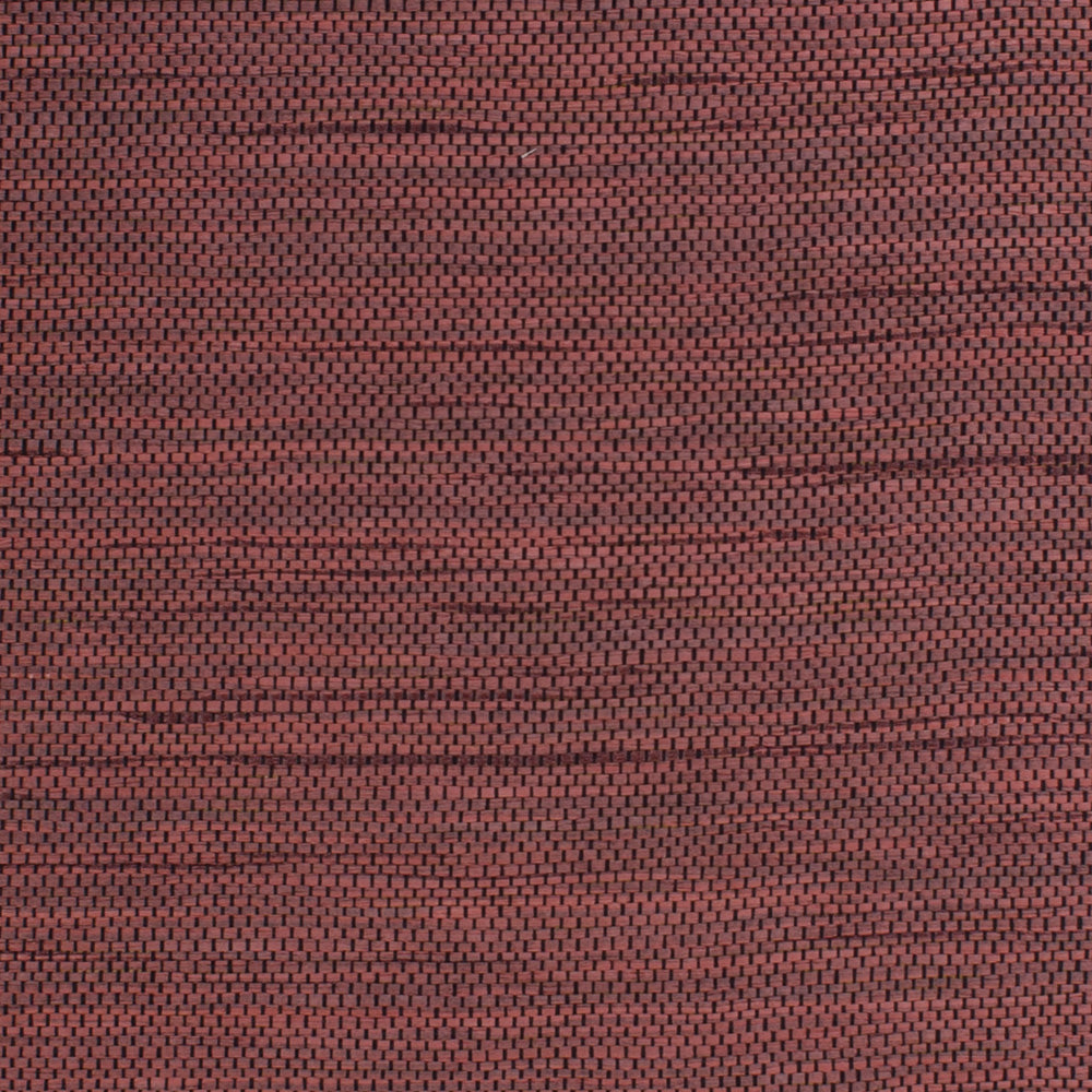 Honeycomb Red and Black Grasscloth Wallpaper R4613