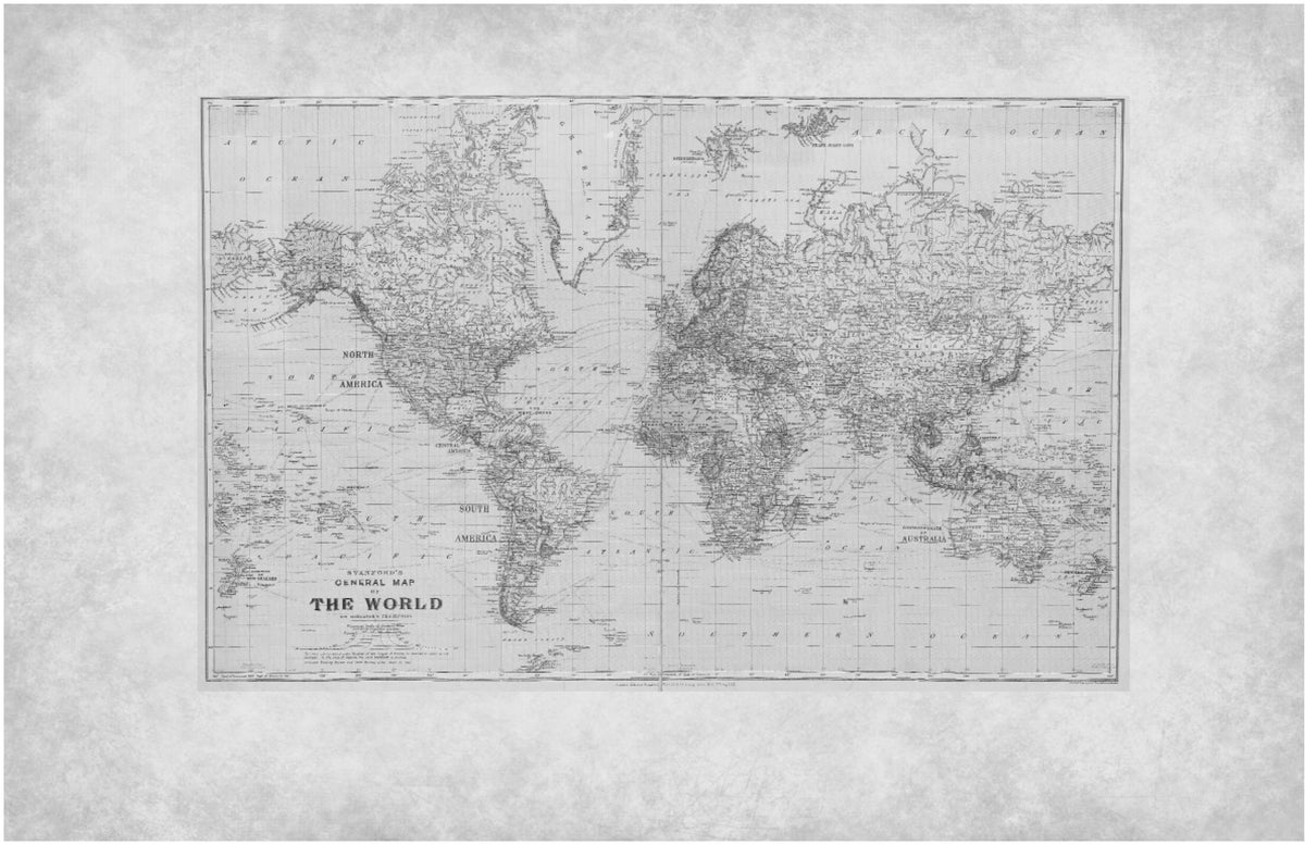 PRIME WALLS STUDIO General Map of The World