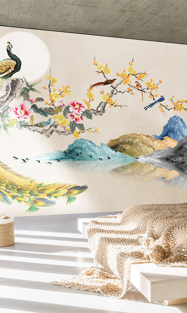 asian hotel wallpaper