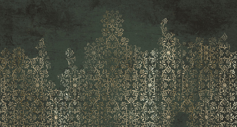 floral ornamental mural wallpaper