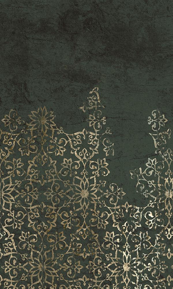 floral ornamental mural wallpaper