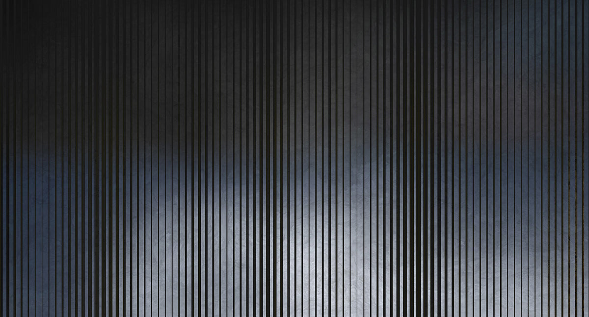 metallic striped mural wallpaper