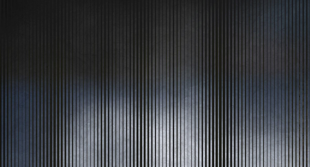 metallic striped mural wallpaper