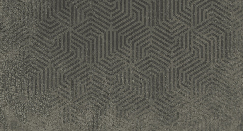 geometric reptile skin mural wallpaper