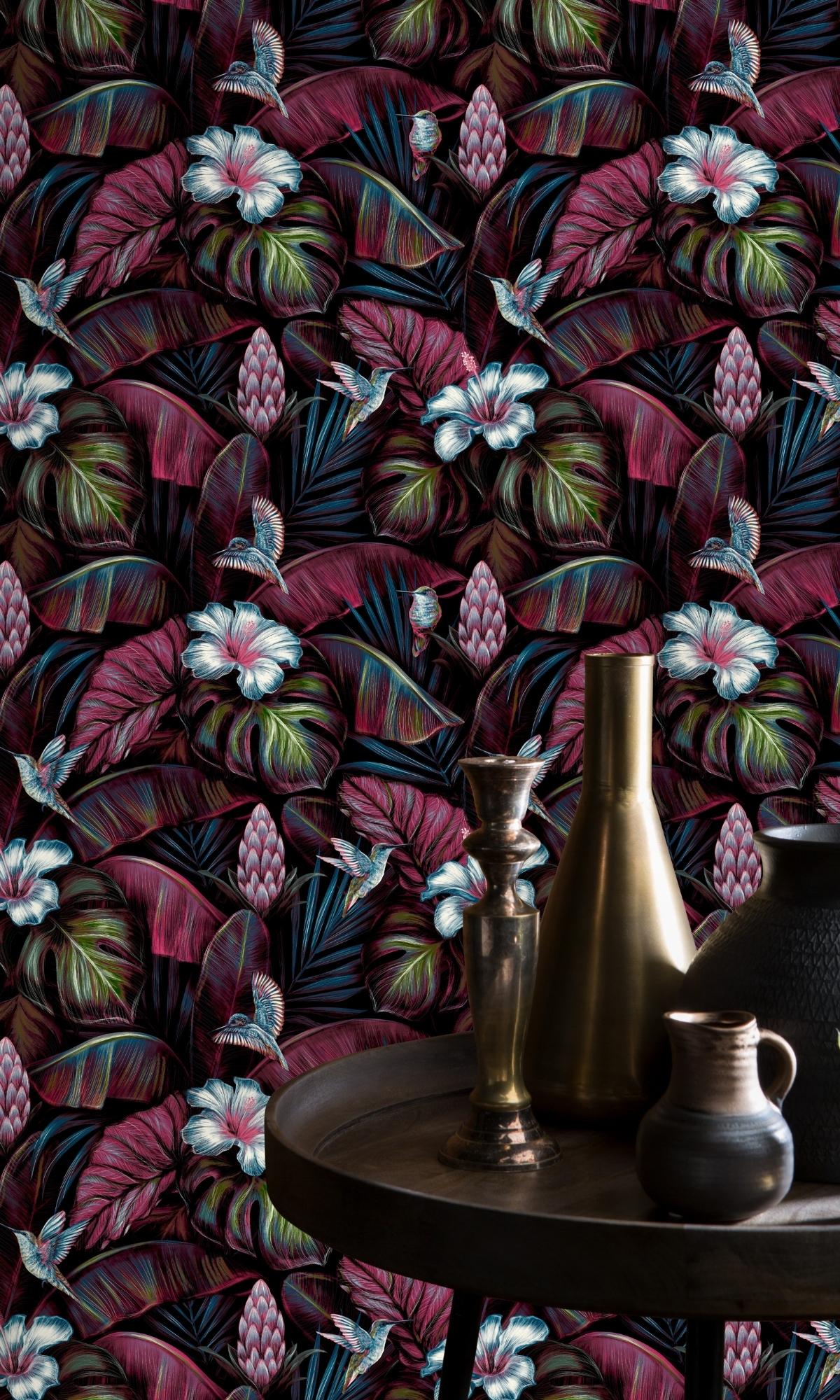 jungle botanical floral wallpaper, dark moody floral wallpaper, dark floral wallpaper, dark vintage floral wallpaper, dark floral wallpaper bathroom, floral wallpaper, aesthetic floral wallpaper, vintage floral wallpaper, dark aesthetic wallpapers, dark textured wallpaper, dark vintage wallpaper, dark removable wallpaper, dark aesthetic wallpaper, dark vintage floral wallpaper