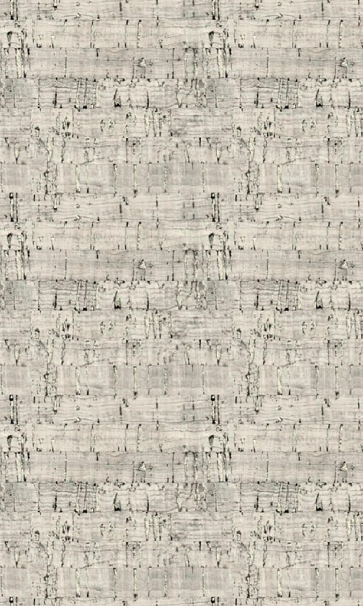 Silver Cork-like Natural Wallpaper R7917