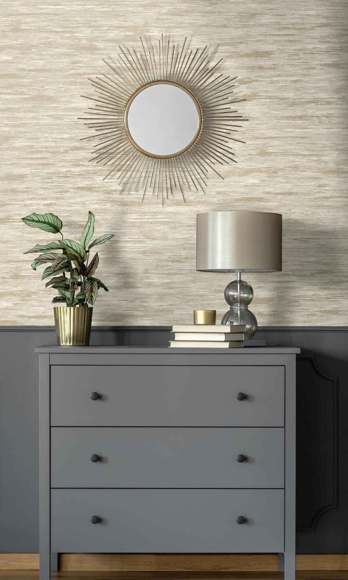 Beige Stripe Wallpaper