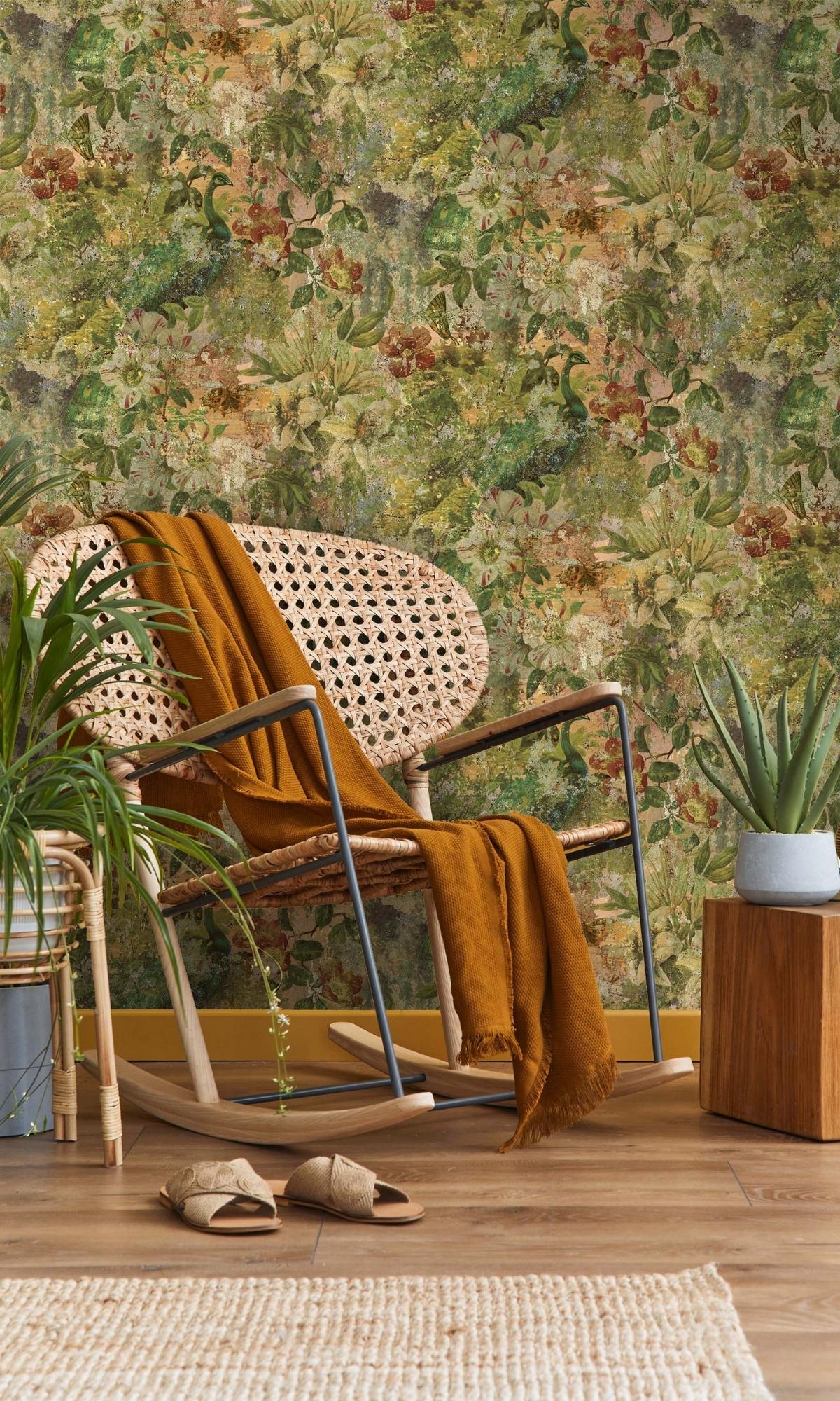 Distressed Concrete Wallpaper, Flowers and Peacock in Distressed Concrete Wallpaper, Multi-Color Flowers and Peacock in Distressed Concrete Wallpaper, concrete wallpaper, faux cement wall, cement wallpaper, concrete look wallpaper, concrete wall covering, fake concrete wall, concrete look wall, colored concrete walls, concrete look wallpaper, faux concrete wallpaper, concrete background wallpaper