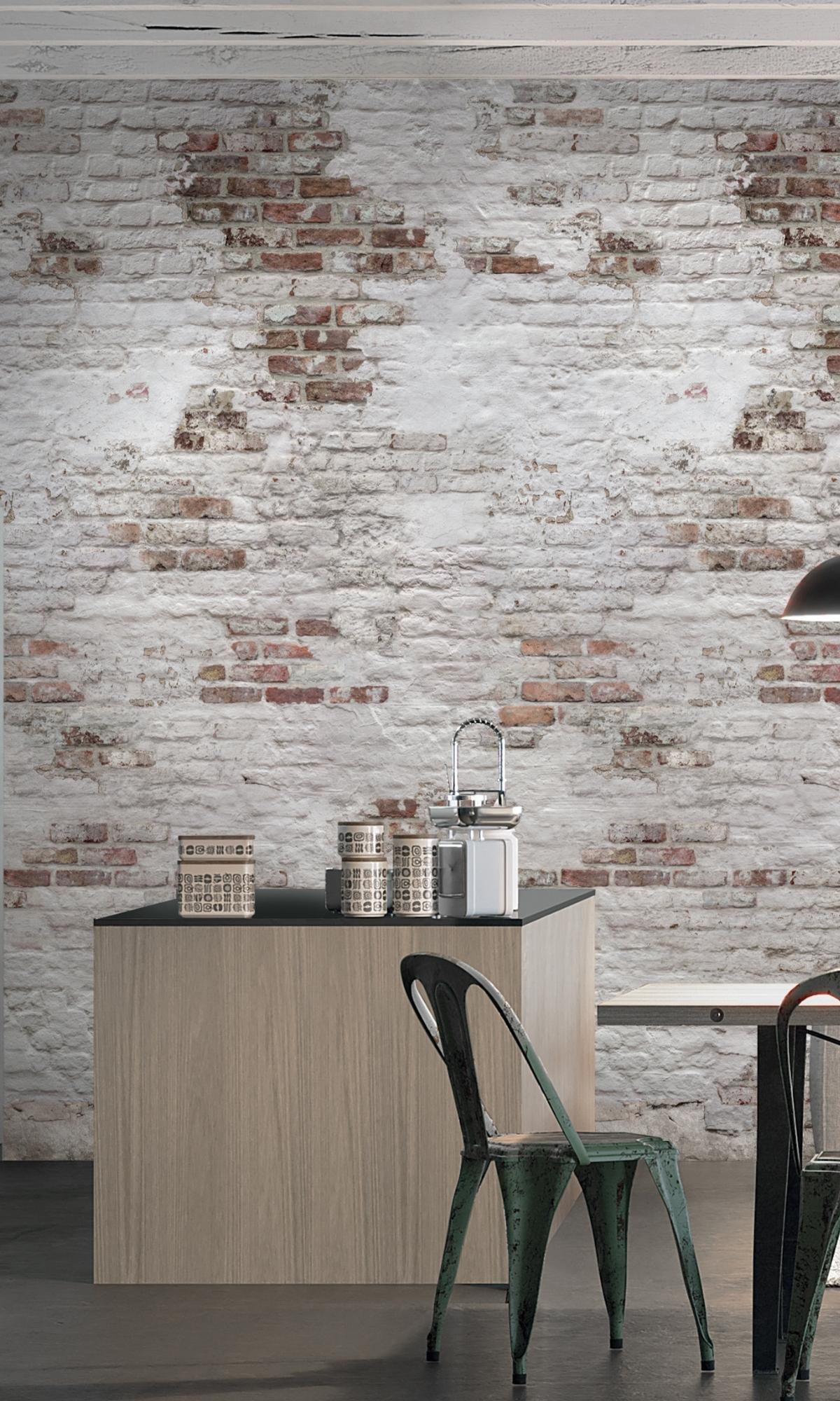 Natural Brick Digital Print Wallpaper, White Natural Brick Digital Print Wallpaper, brick wallpaper, faux brick wallpaper, fake brick wallpaper, imitation brick wallpaper, faux bricks for walls, imitation brick, brick wall covering ideas, brick accent wall ideas, brick accent wall, brick background wallpaper, imitation brick wallpaper