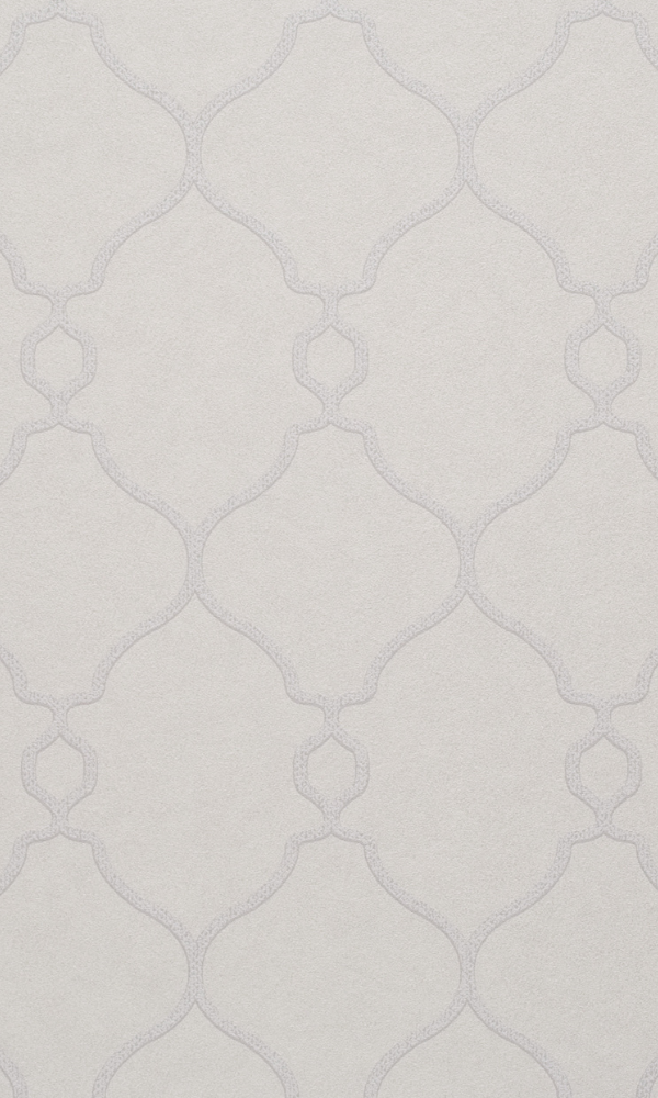 Taupe Lattice Geometric Wallpaper R2549