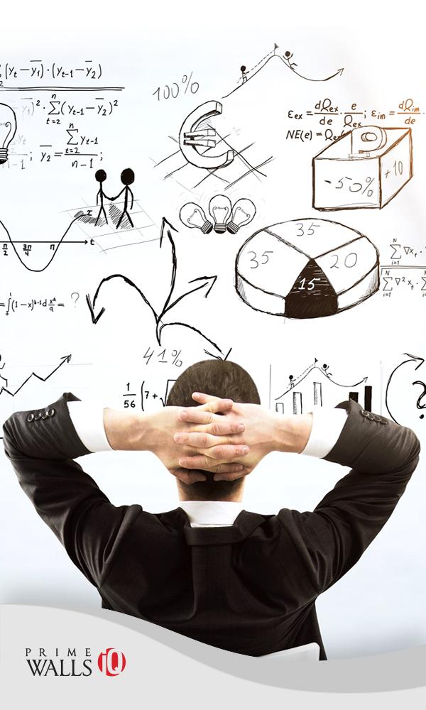 WALLS IQ Dry Erase High Gloss Wallcovering . Dry Erase wallpaper.