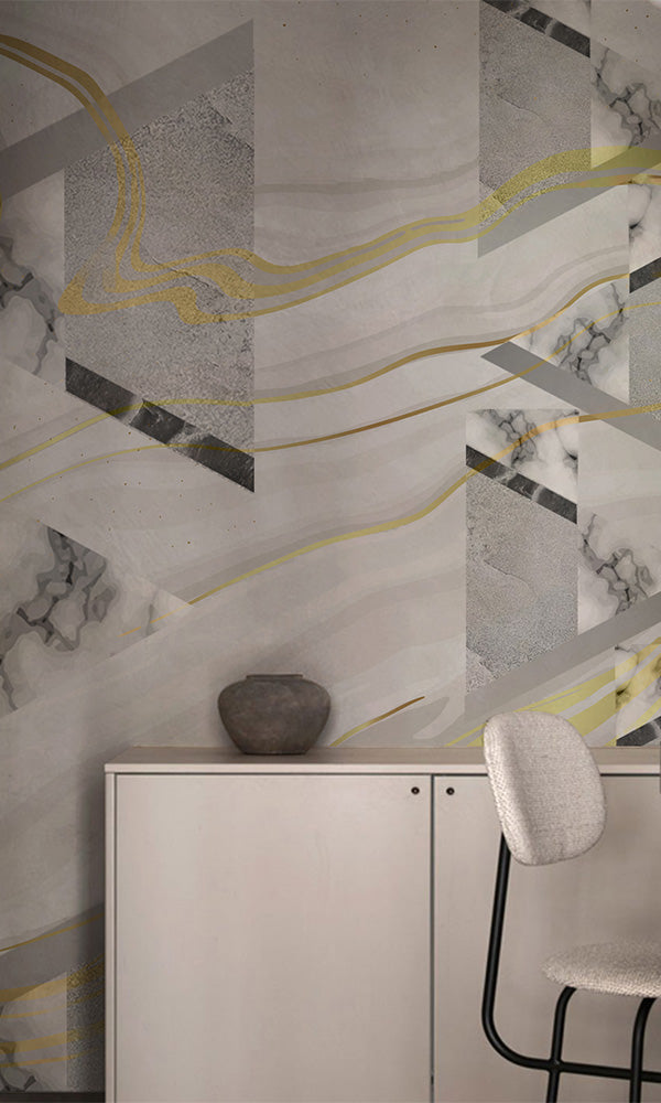 geometric office wallpaper