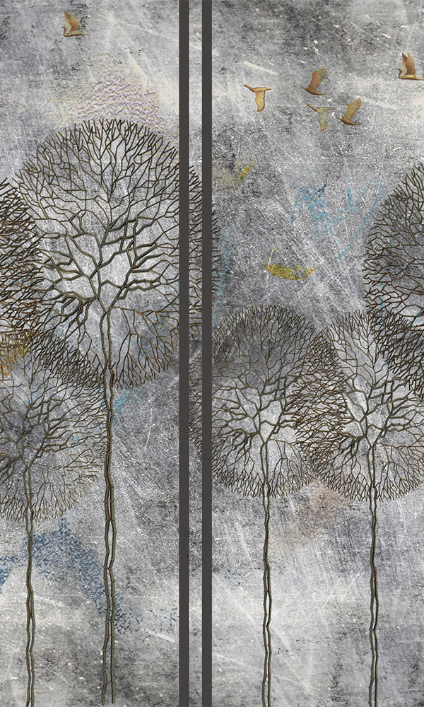 weathered landscape wallpaper