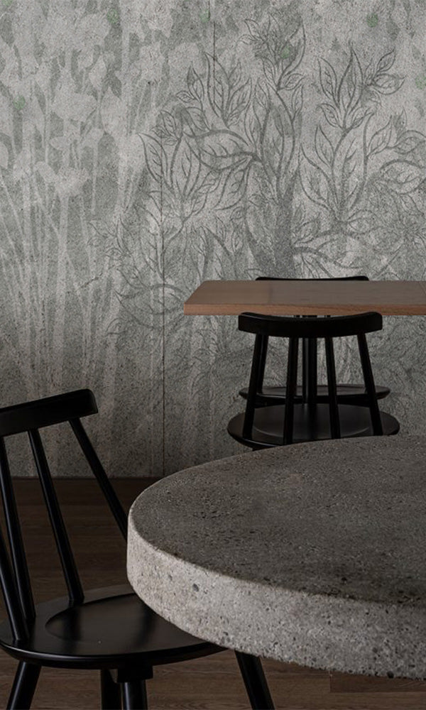botanical landscape wallpaper