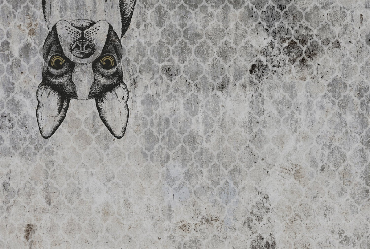 Classic Pug Digital Wallpaper M9224 . Digital Wallcovering