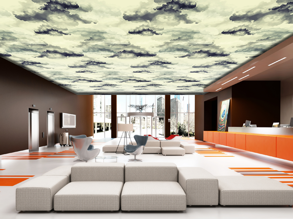 Wallpaper Trend: Using Wallpaper On Ceiling