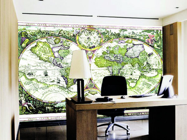 4 Easy Home Office Feature Wall Wallpapers for an Unexpected Look