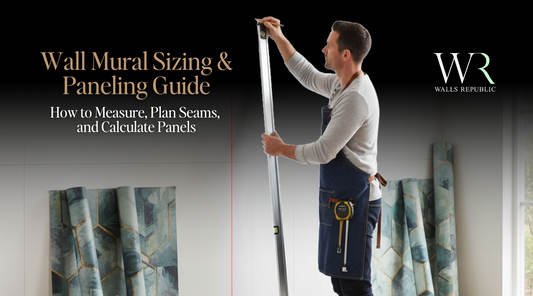 Wall Mural Sizing Guide: Panels & Seams | Walls Republic