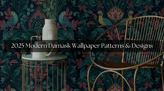 2025 Modern Damask Wallpaper Patterns & Designs