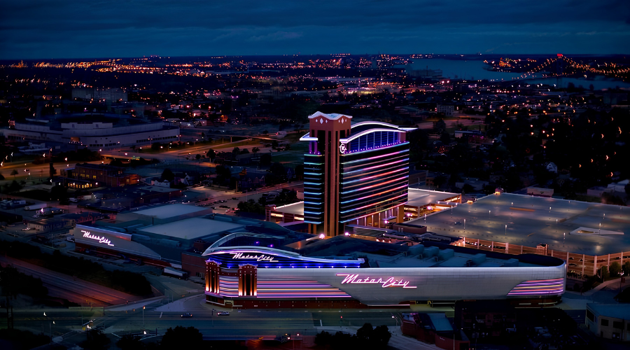 Custom Hospitality Wallcovering for MotorCity Casino Hotel