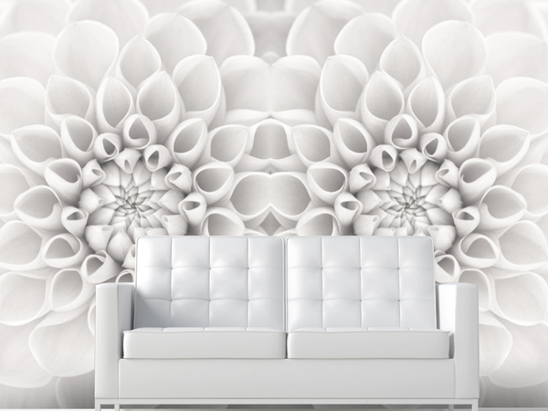 Floral Wallpaper Murals for Creating a Unique Gallery Look in Your Home