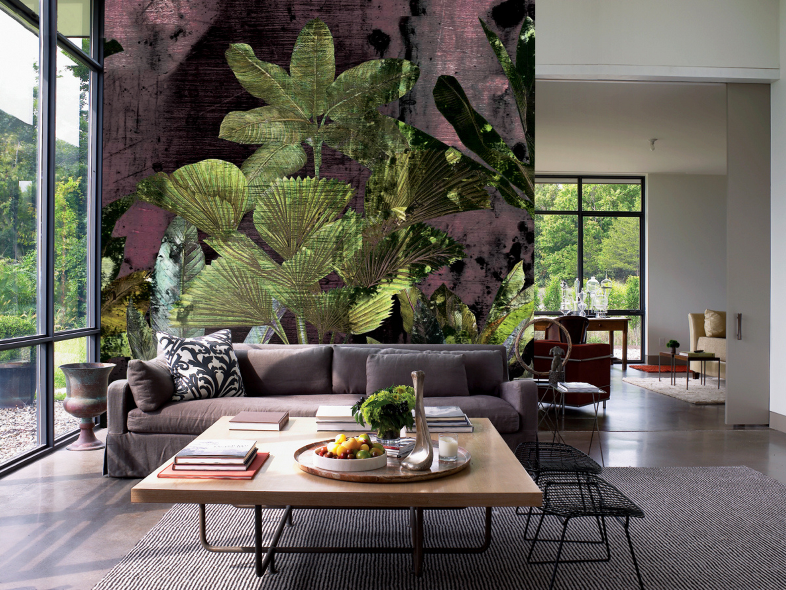 All About Wallpaper In A Living Room