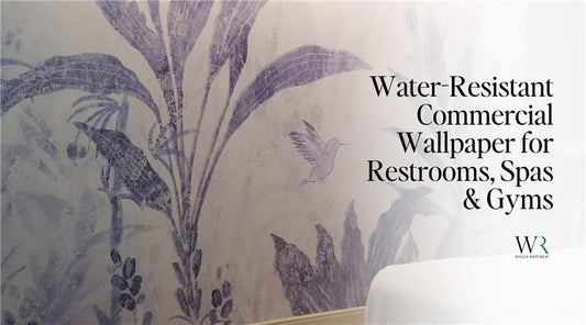 Toilet, Spa and Gym Waterproof Commercial Wallpaper