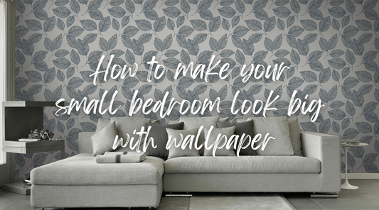 How to make your small bedroom look big with wallpaper