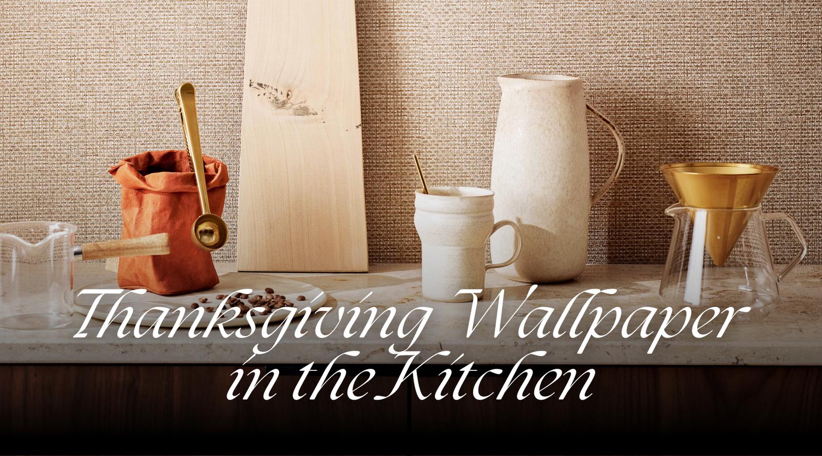 Thanksgiving Wallpaper in the Kitchen