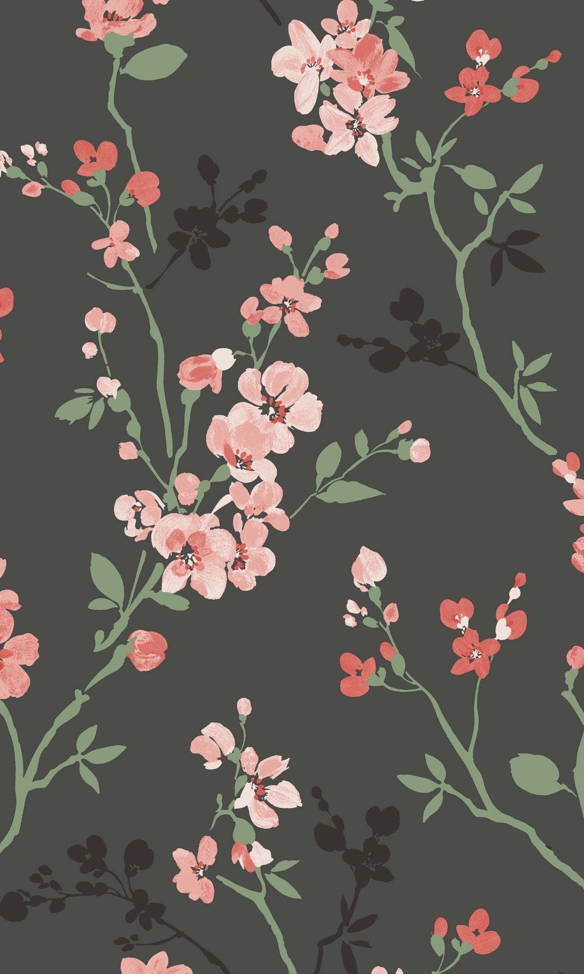 Dark Floral Wallpaper