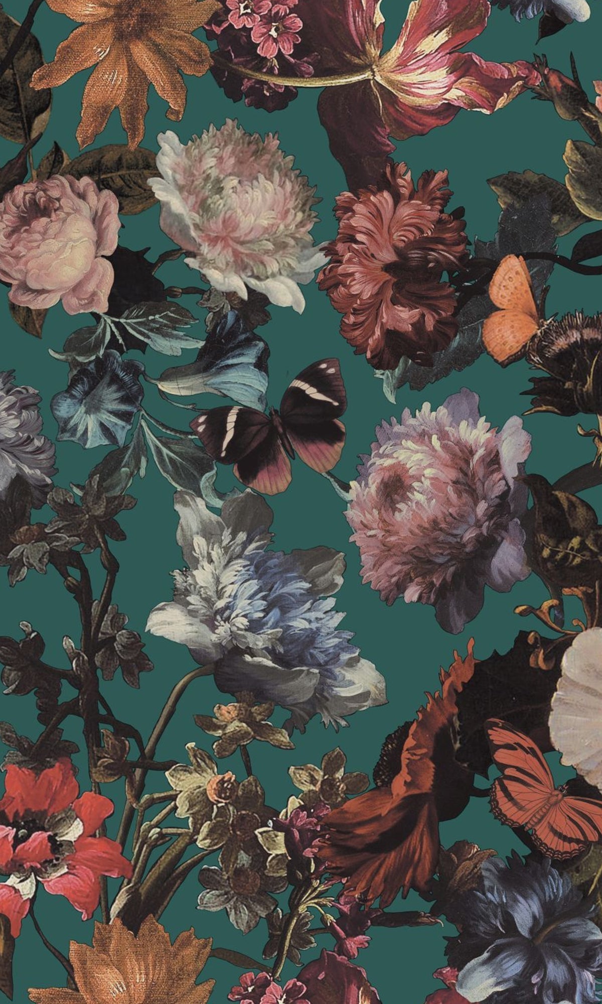 Bold Floral Wallpaper