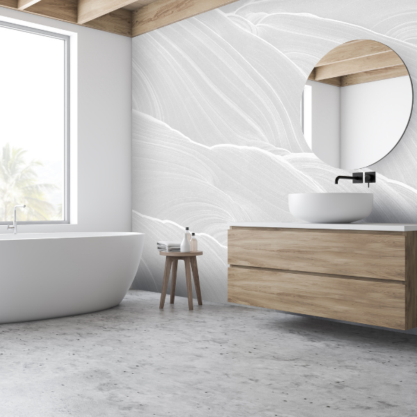 bathroom wallpaper murals