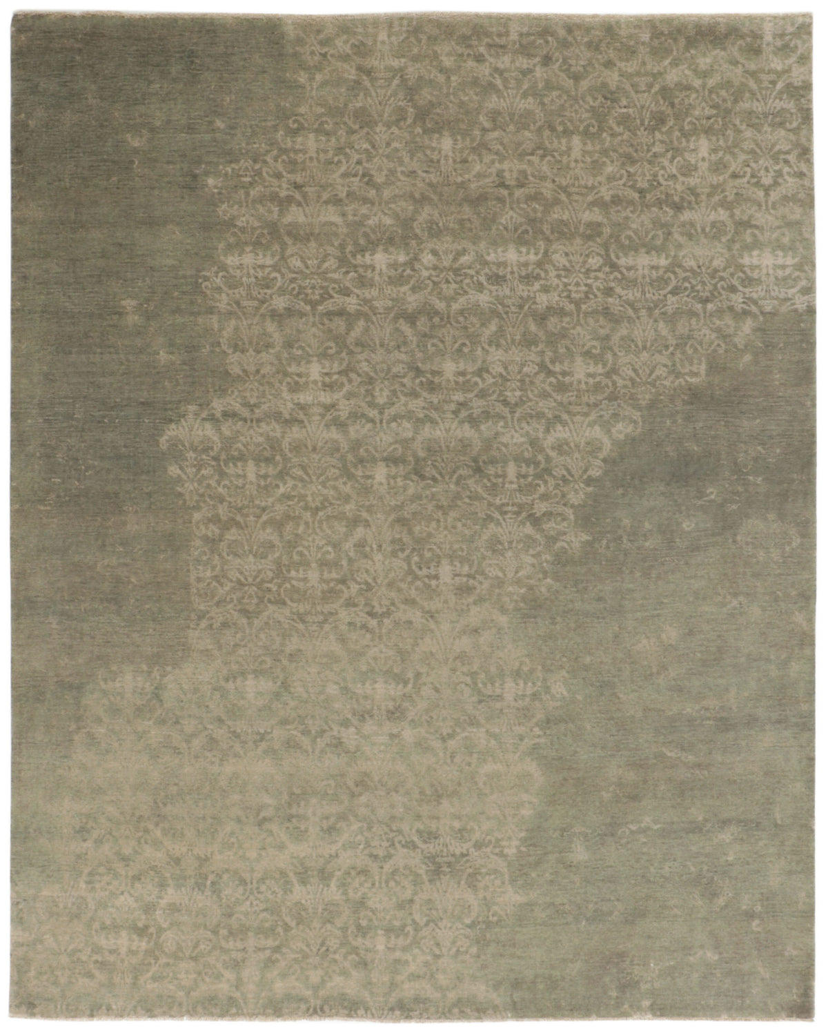 Timeless Patterns in Hand Knotted Kashmir Rugs - The Damask Collection245 cm x 302 cm