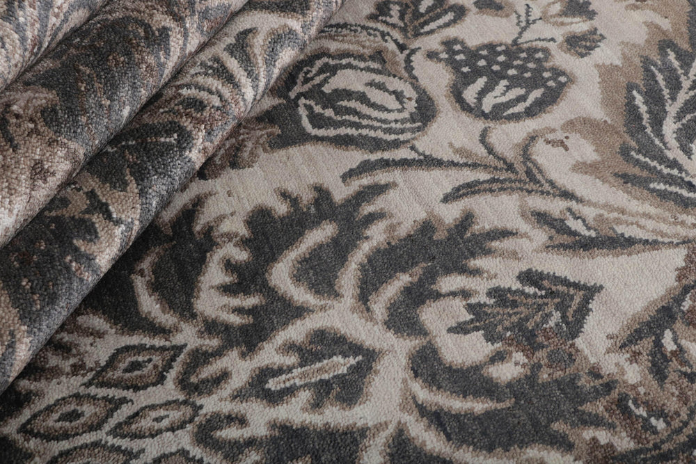 The Damask Collection: Premium Hand Knotted Kashmir Rugs for Your Living Room198 cm x 300 cm