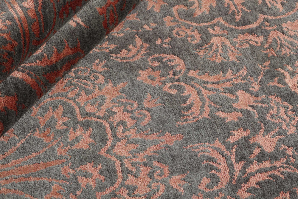Timeless Elegance in Hand Knotted Kashmir Rugs - The Damask Collection177 cm x 245 cm