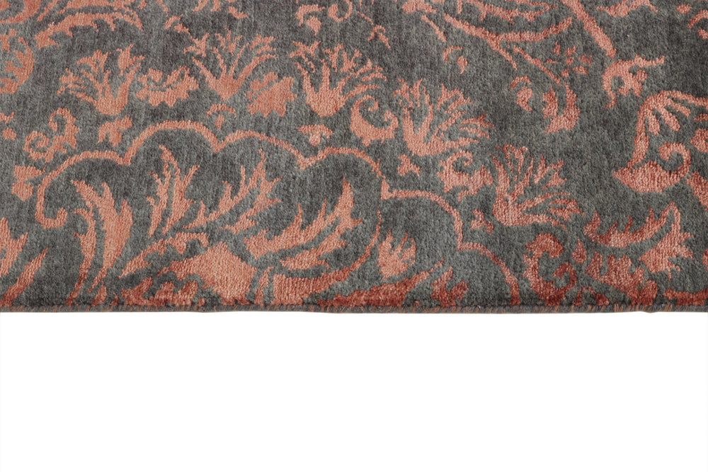 Timeless Elegance in Hand Knotted Kashmir Rugs - The Damask Collection177 cm x 245 cm