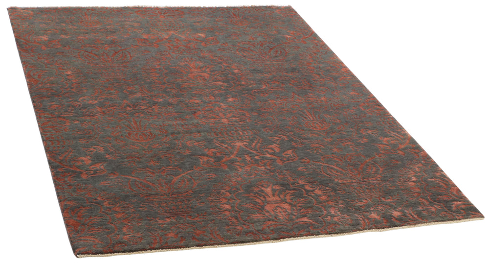 Timeless Elegance in Hand Knotted Kashmir Rugs - The Damask Collection177 cm x 245 cm