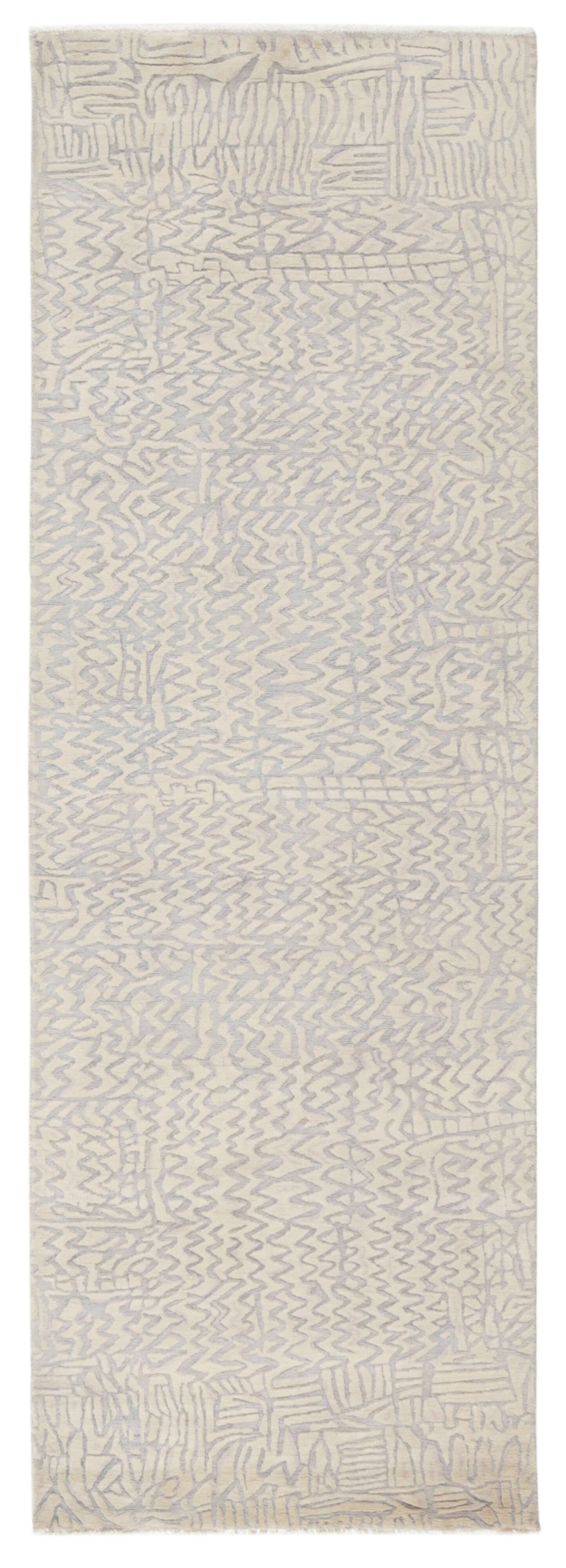 Premium Hand Knotted Kashmir Rugs - Timeless Beauty in The Damask Collection83 cm x 251 cm