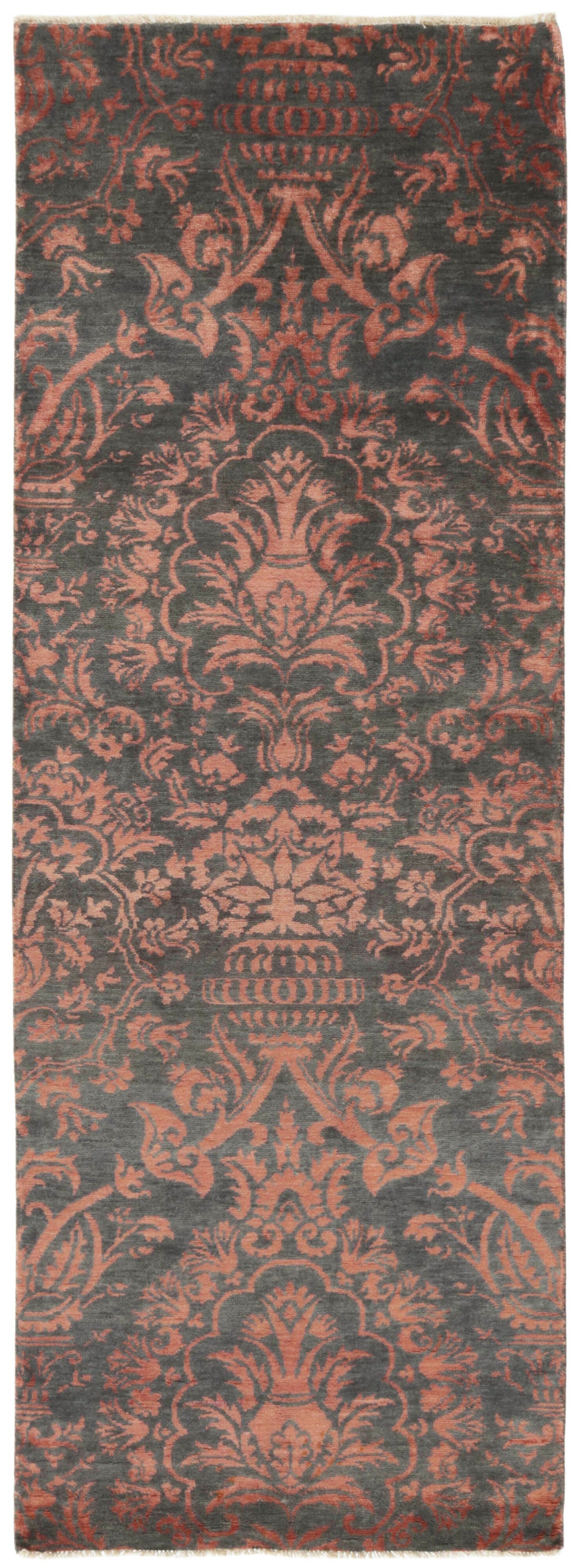 Timeless Hand Knotted Kashmir Rugs - Find Your Style in The Damask Collection89 cm x 251 cm