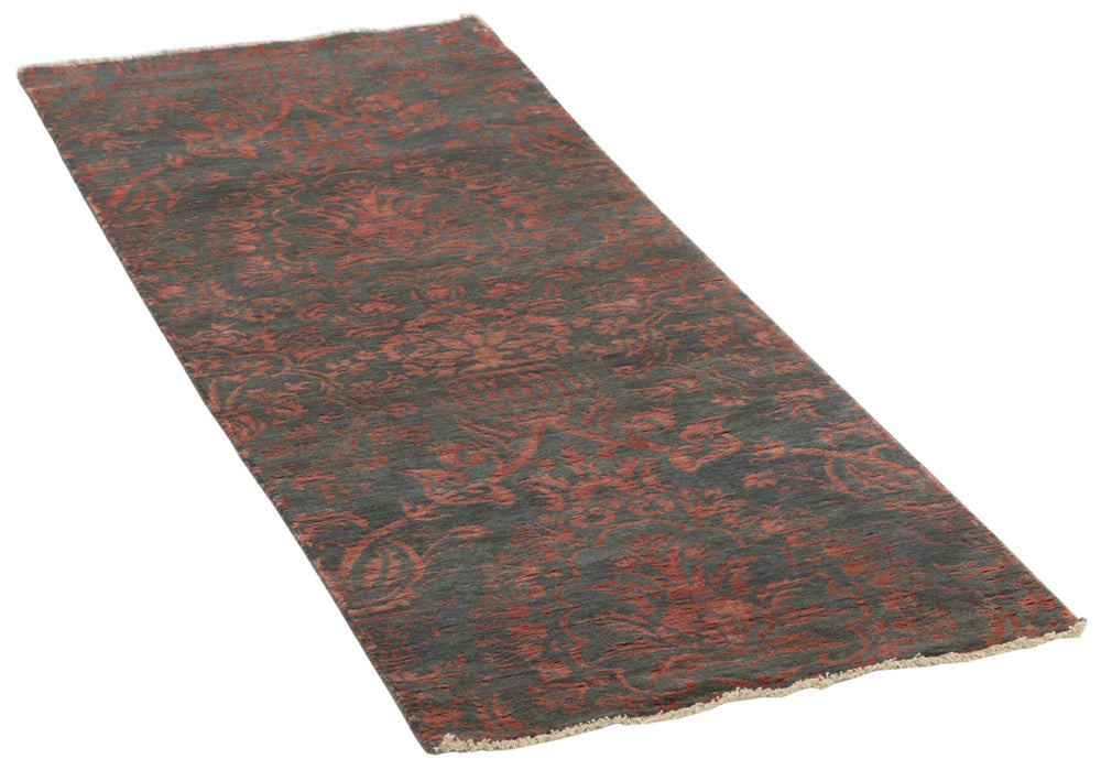 Timeless Hand Knotted Kashmir Rugs - Find Your Style in The Damask Collection89 cm x 251 cm