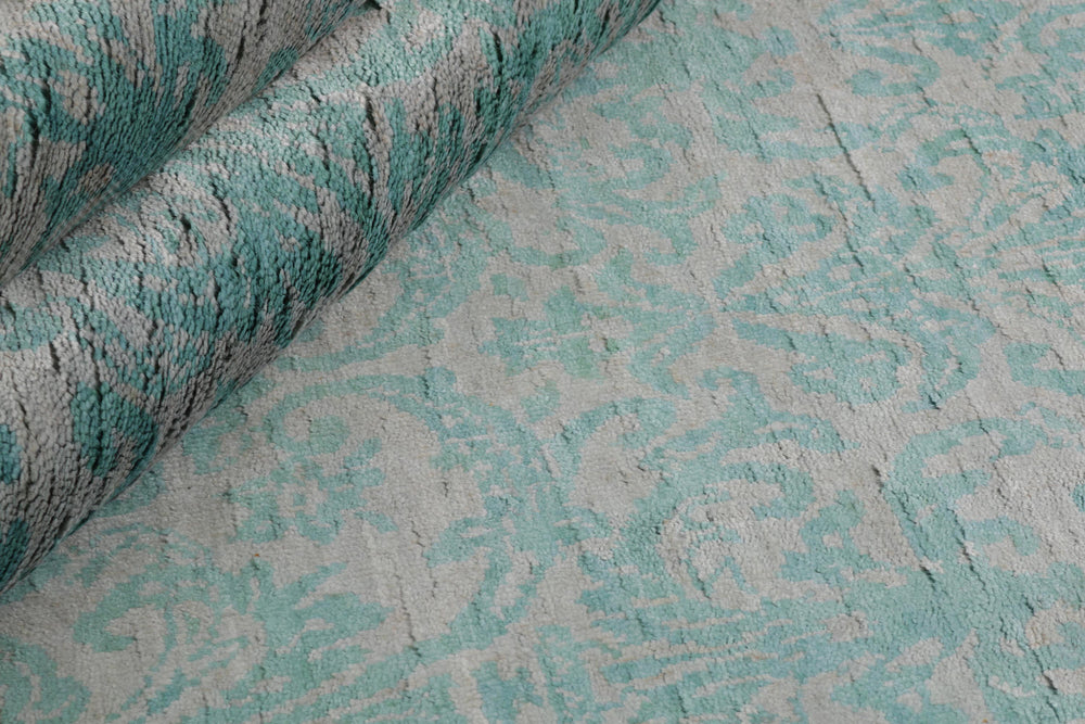 Timeless Elegance in Hand Knotted Kashmir Rugs - The Damask Collection297 cm x 401 cm