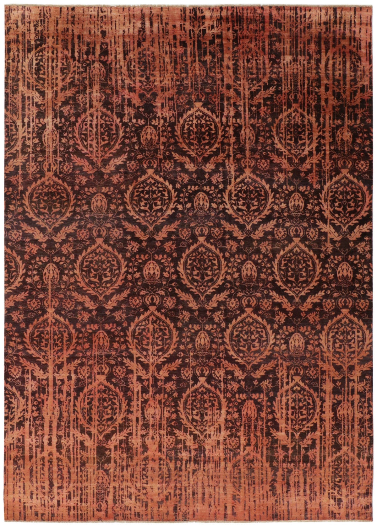 Hand Knotted Kashmir Rugs with Classic Patterns - The Damask Collection251 cm x 350 cm