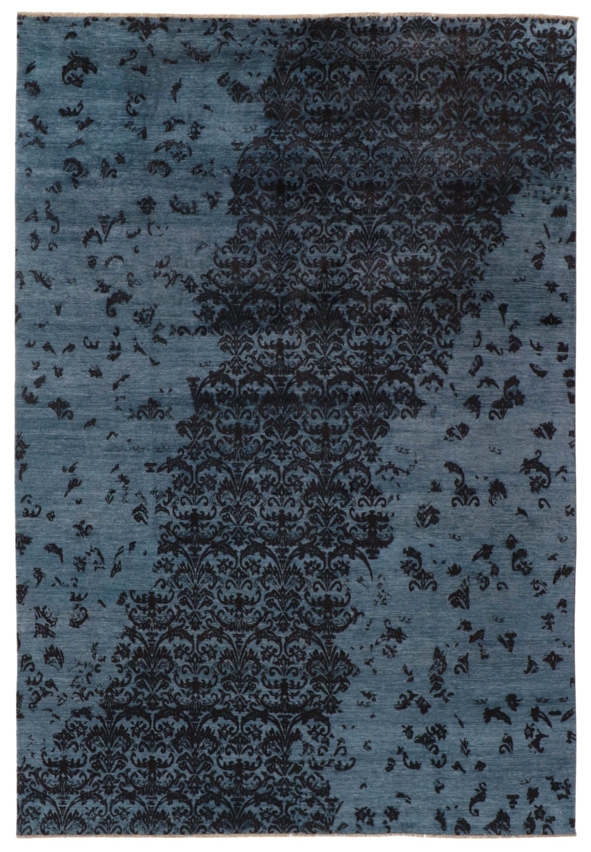 Hand Knotted Kashmir Rugs - Classic and Modern Designs in The Damask Collection243 cm x 351 cm