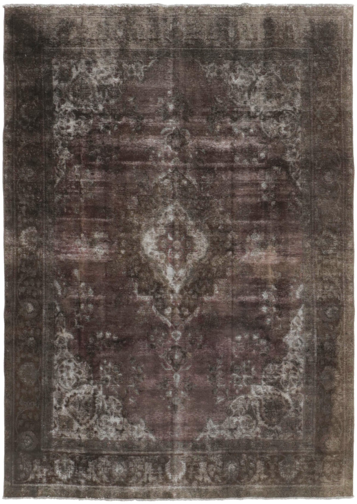 Vintage Royal Collection: Antique Persian Hand-Knotted Rugs in Stonewashed, Recoloured Finishes294 cm x 386 cm