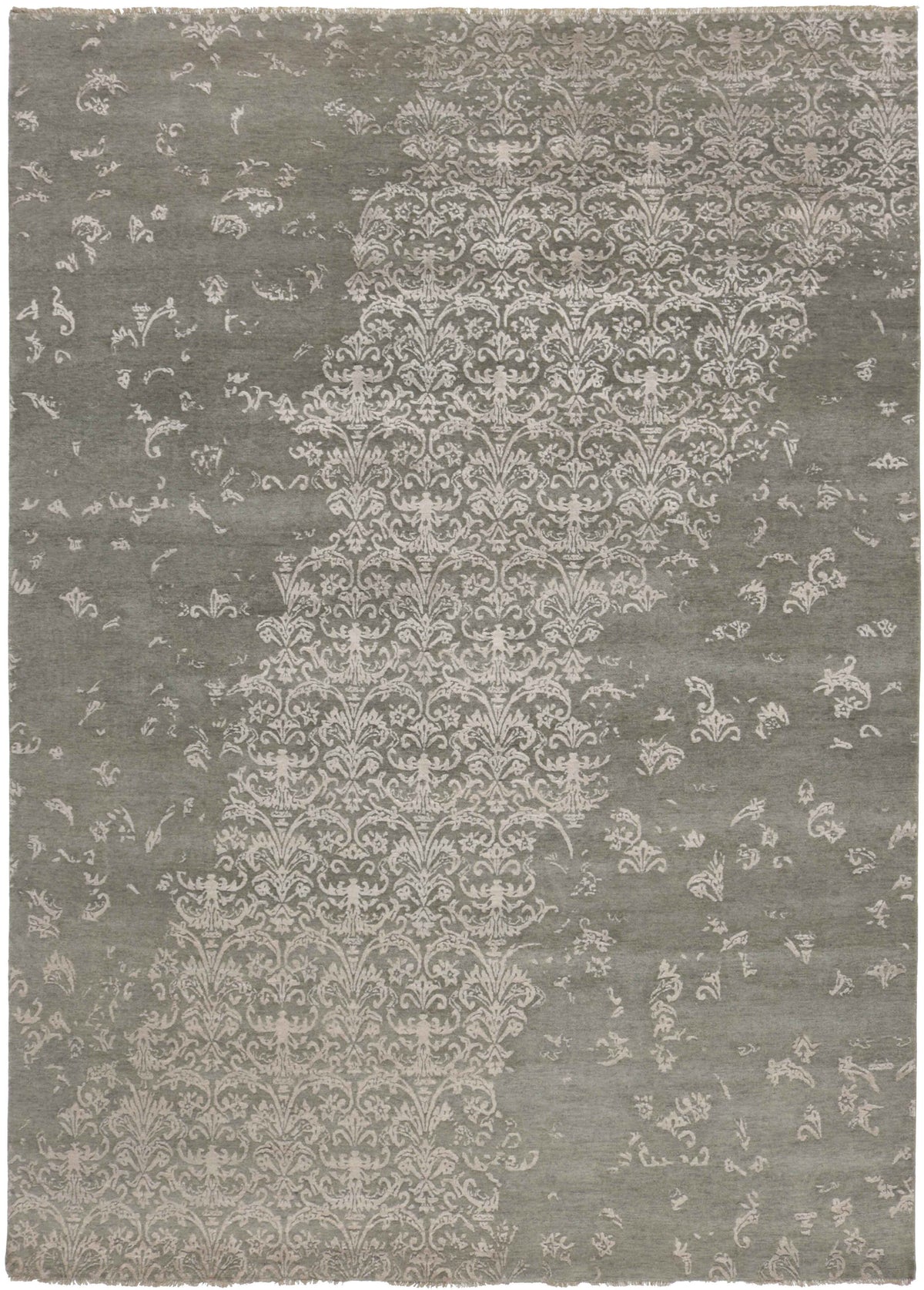 The Damask Collection: Hand Knotted Rugs from Kashmir for Elegant Interiors254 cm x 355 cm