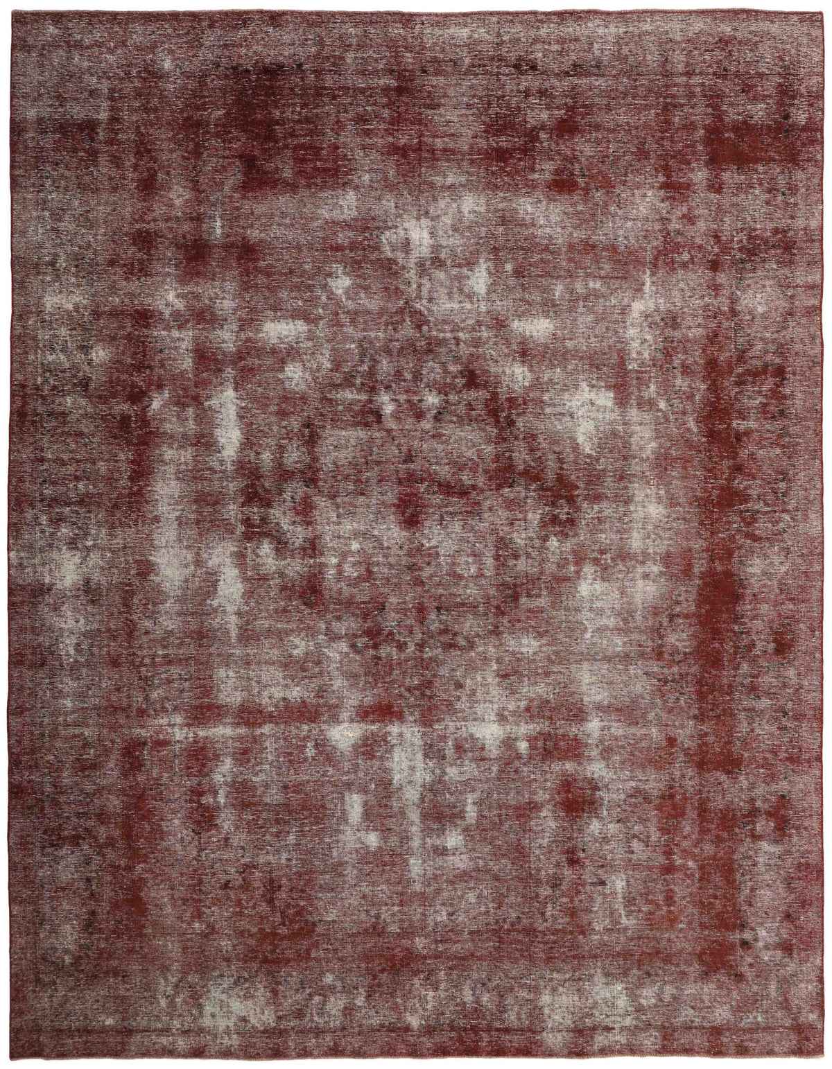 Vintage Royal Collection: Antique Persian Hand-Knotted Rugs in Stonewashed, Recoloured Finishes292 cm x 376 cm