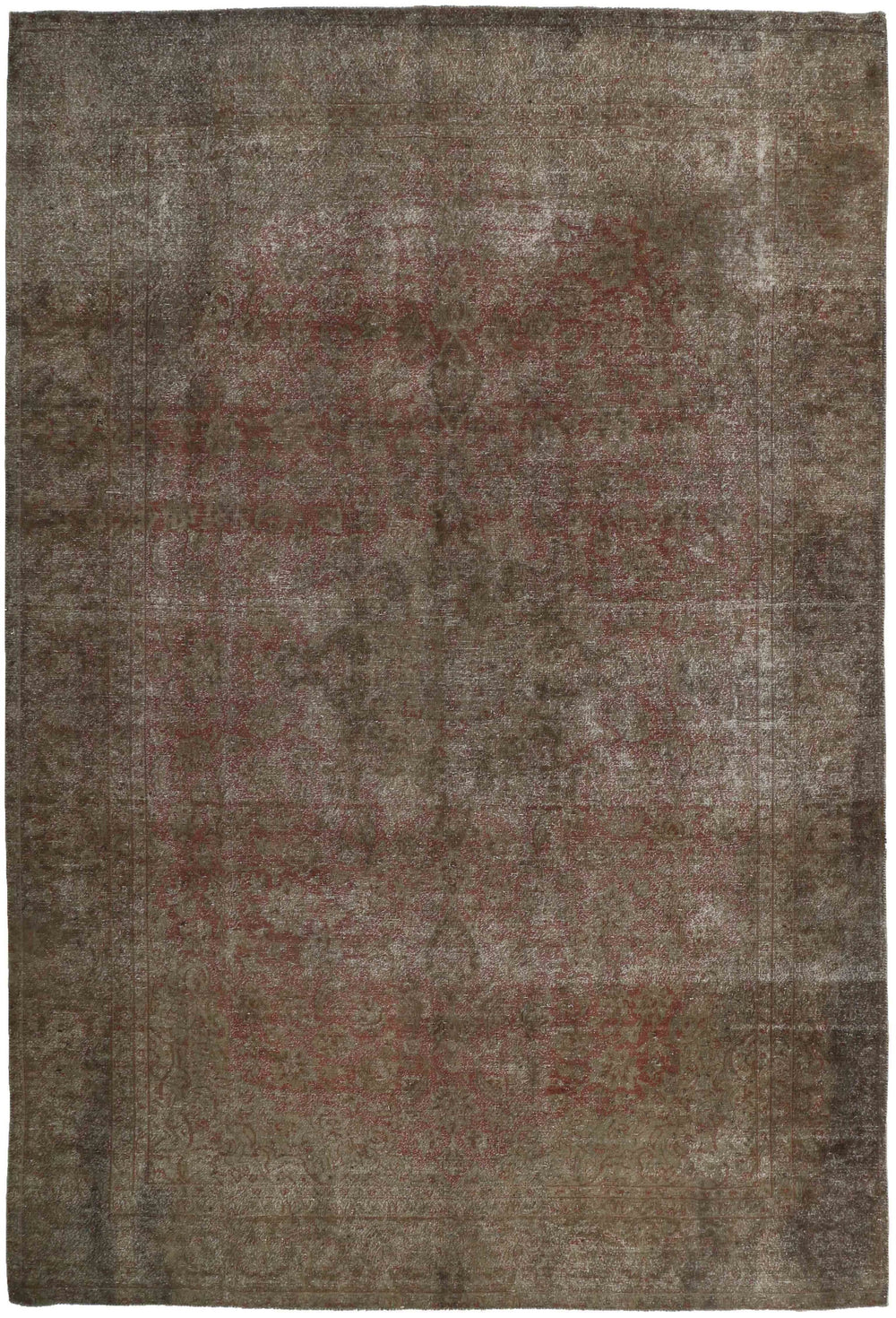 Vintage Royal Collection: Antique Persian Hand-Knotted Rugs in Stonewashed, Recoloured Finishes275 cm x 395 cm