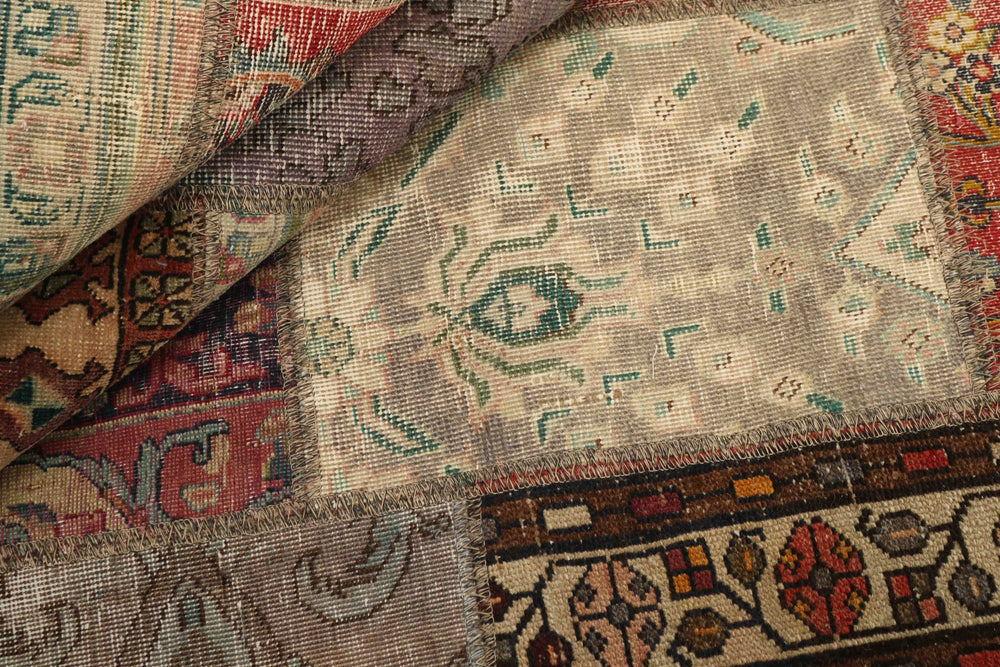 Vintage Royal Patchwork Rugs | Antique Persian Handcraft165 cm x 235 cm