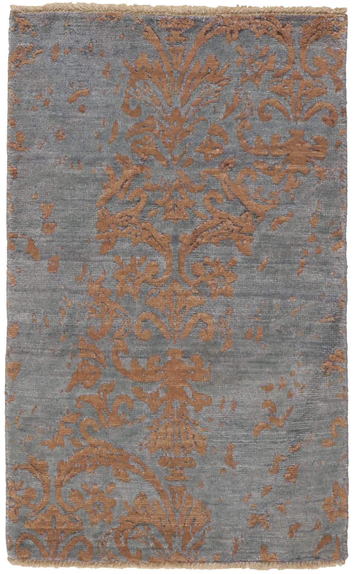 Discover Elegant Hand Knotted Kashmir Rugs in The Damask Collection60 cm x 90 cm